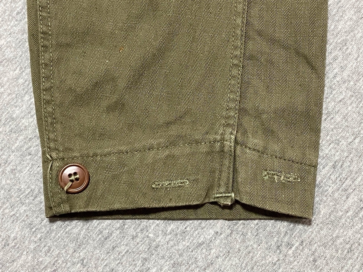 1940年代アメリカ陸軍M43HBTジャケット（OD・プラスティックボタン）used