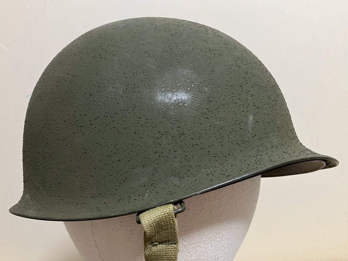 1940年代アメリカ軍M1ヘルメット（量産型・一般兵科用ライナー付）デッドストック