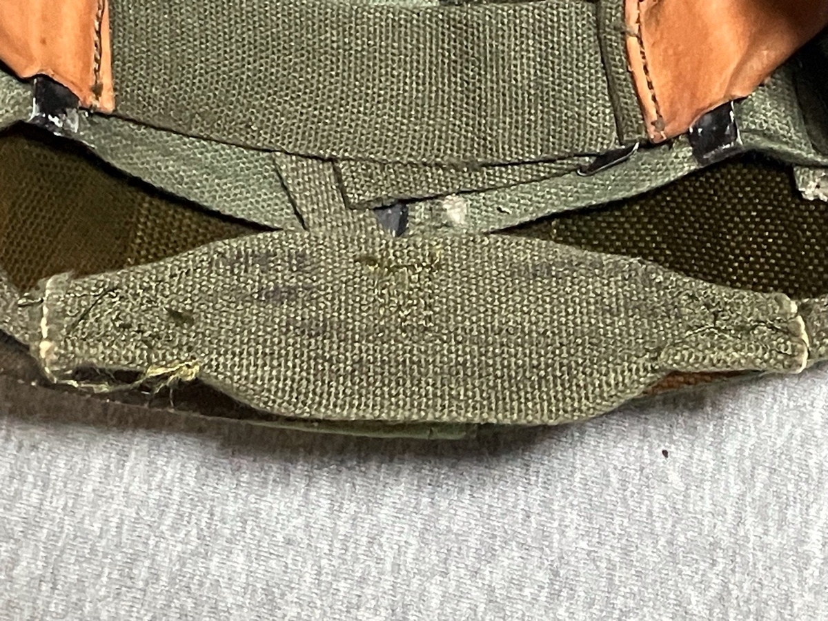 1970年代アメリカ軍M2ヘルメット（空挺ライナー・ヘルメットカバー付）中古良品