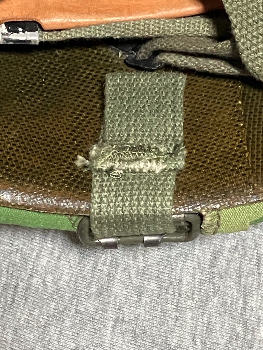 1970年代アメリカ軍M2ヘルメット（空挺ライナー・ヘルメットカバー付）中古良品