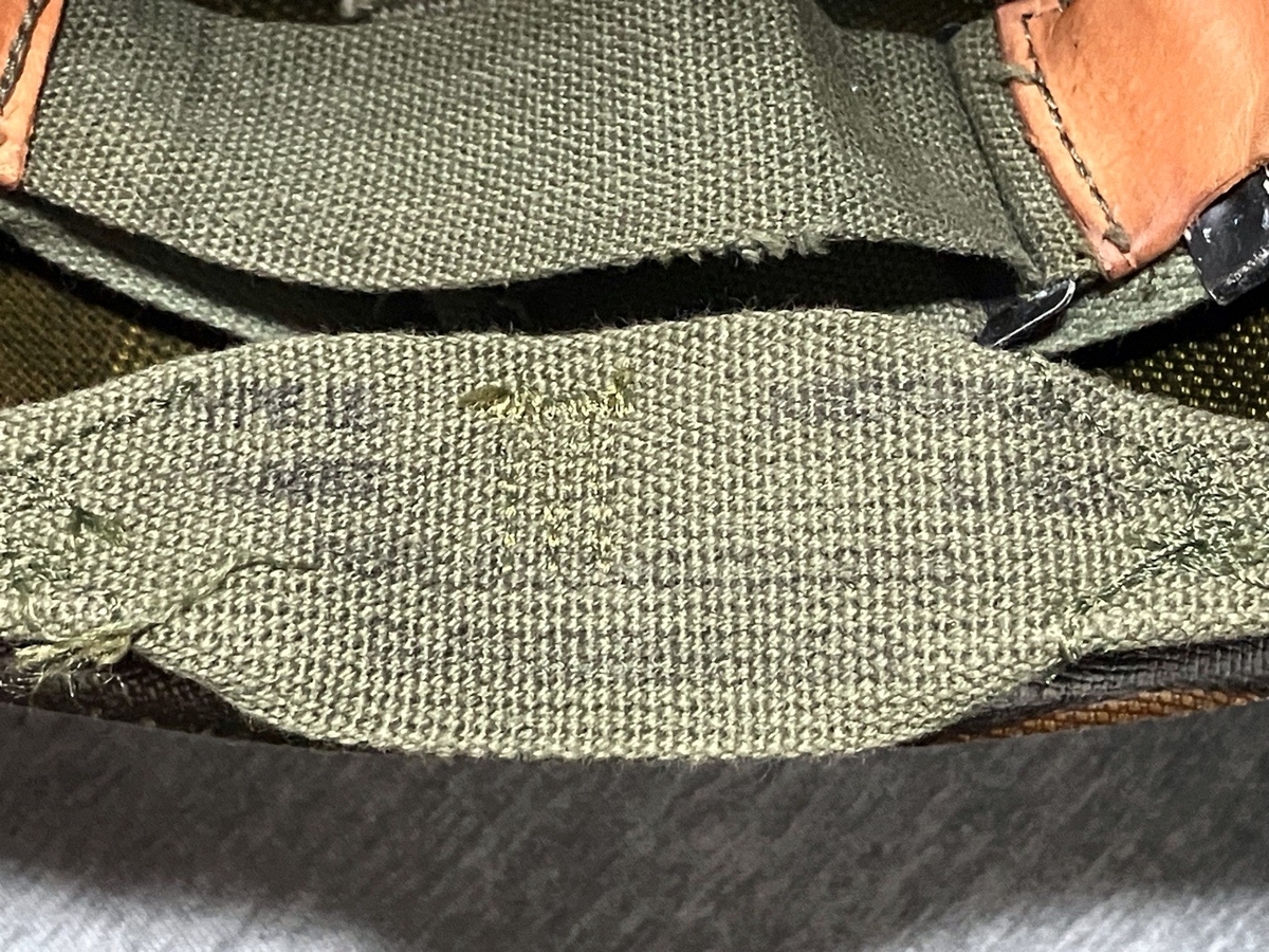 1970年代アメリカ軍M2ヘルメット（空挺ライナー・ヘルメットカバー付）中古良品
