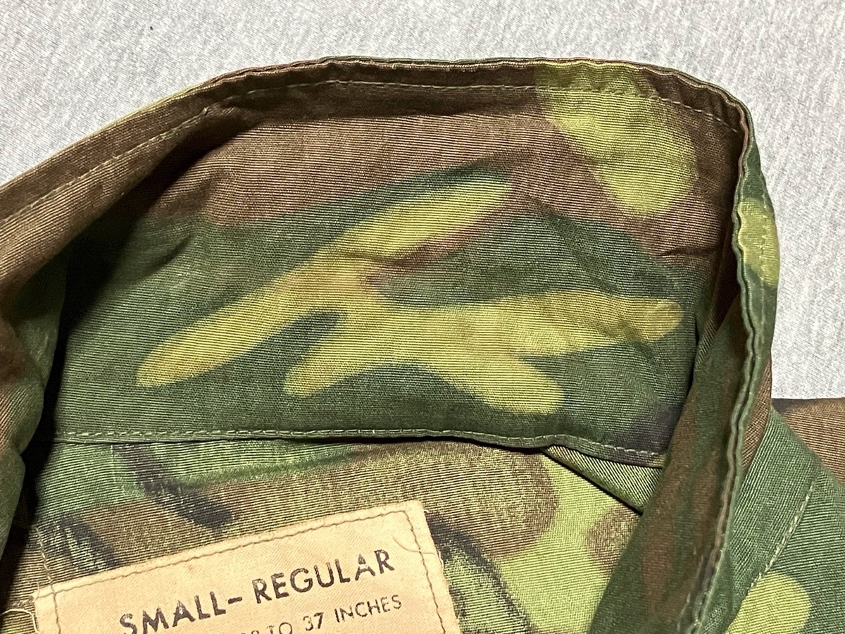 1970年代アメリカ軍トロピカルコンバットジャケット（ERDL・DPSC・グリーンリーフ）中古極上品