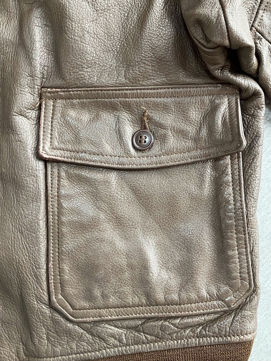 1970年代アメリカ海軍G-1レザーフライトジャケット（ラルフエドワーズ社製）1977used