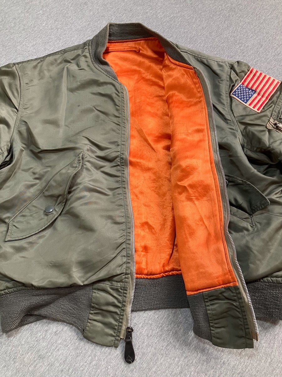 1970年代アメリカ空軍L-2Bナイロンフライトジャケット（7448J）中古並品