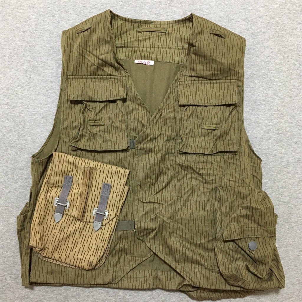 1980年代旧東ドイツ陸軍空挺迷彩ベストデッドストック