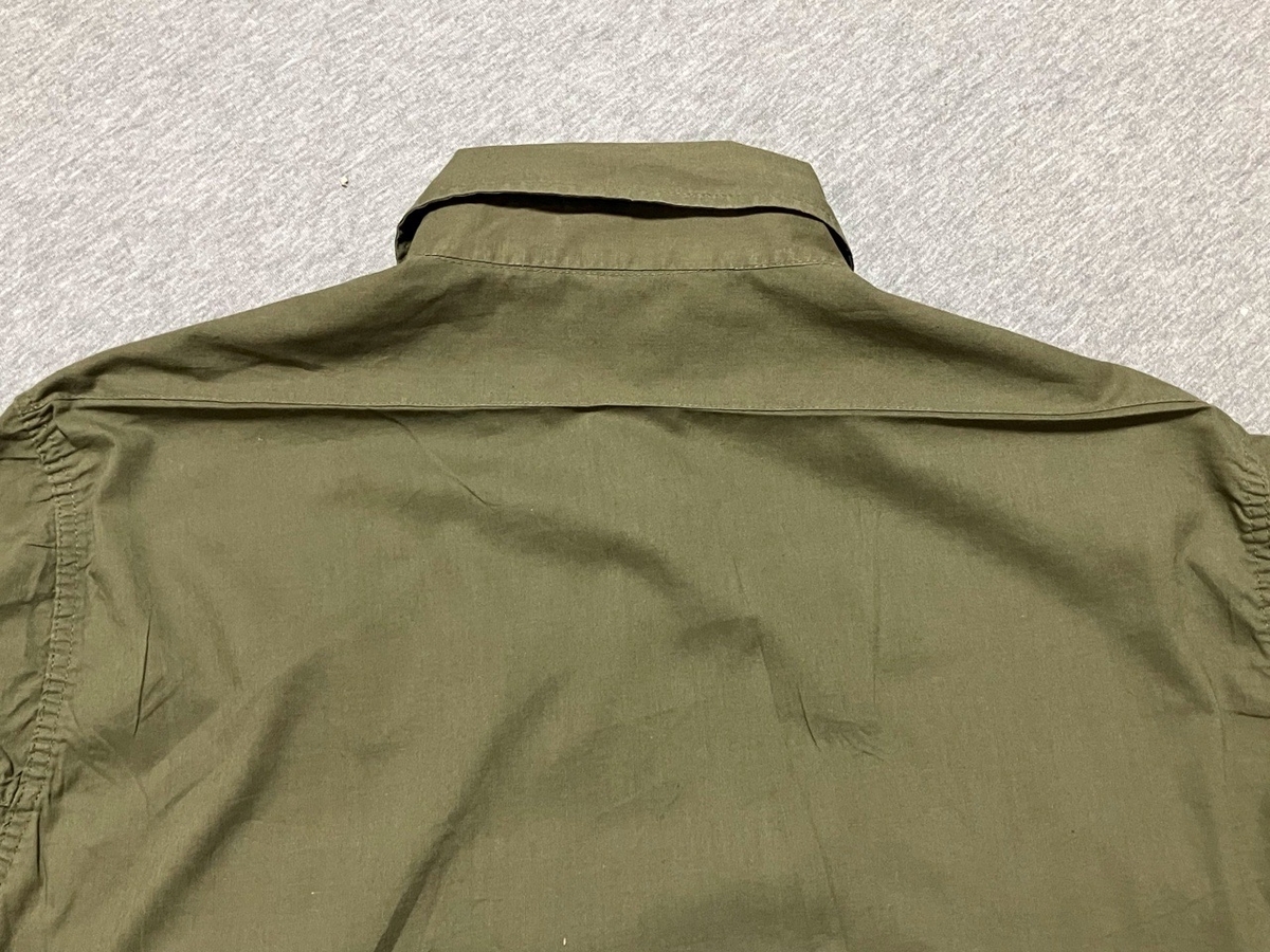 1960年代アメリカアメリカ海軍ユーティリティーシャツOGコットンポプリン中古極上品