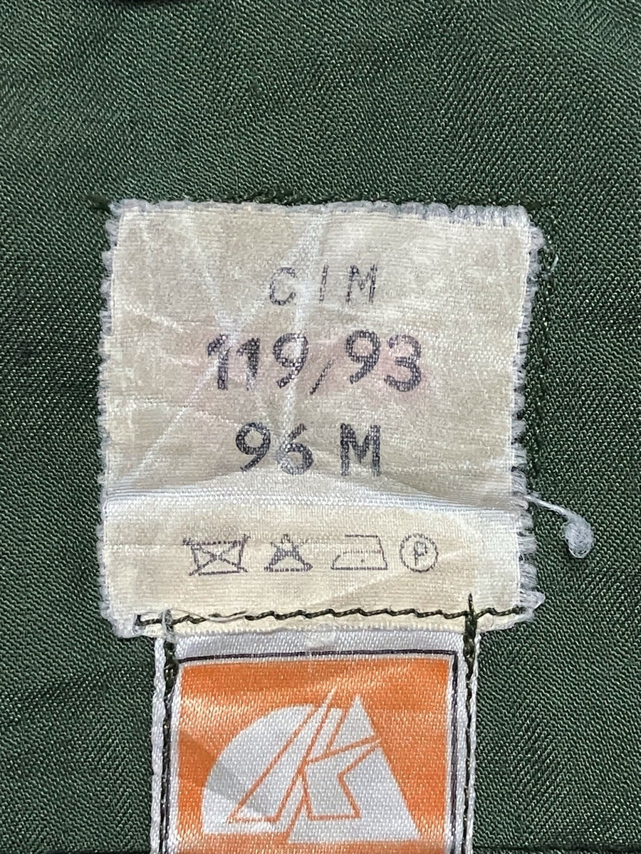2000年代フランス空軍難燃フライトジャケット（グリーン・ライナー付）中古並品