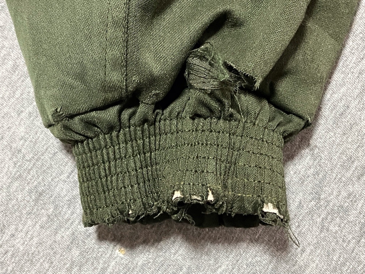 2000年代フランス空軍難燃フライトジャケット（グリーン・ライナー付）中古並品