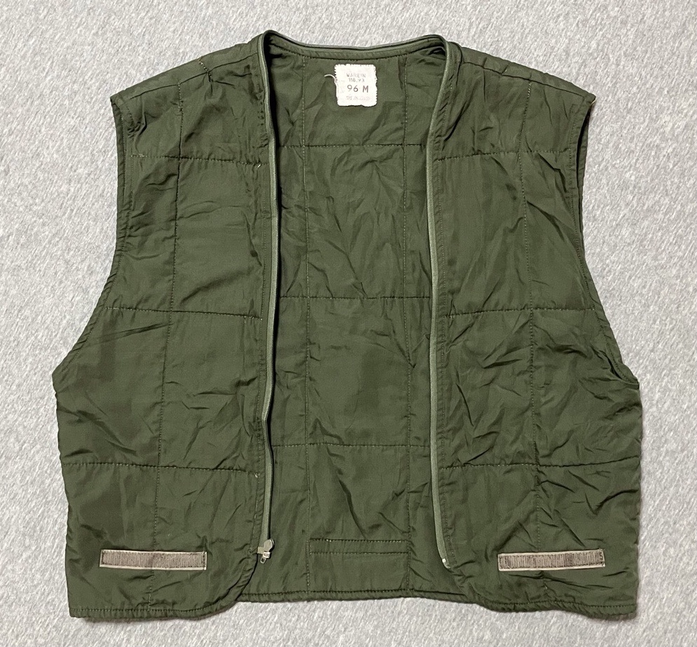 2000年代フランス空軍難燃フライトジャケット（グリーン・ライナー付）中古並品