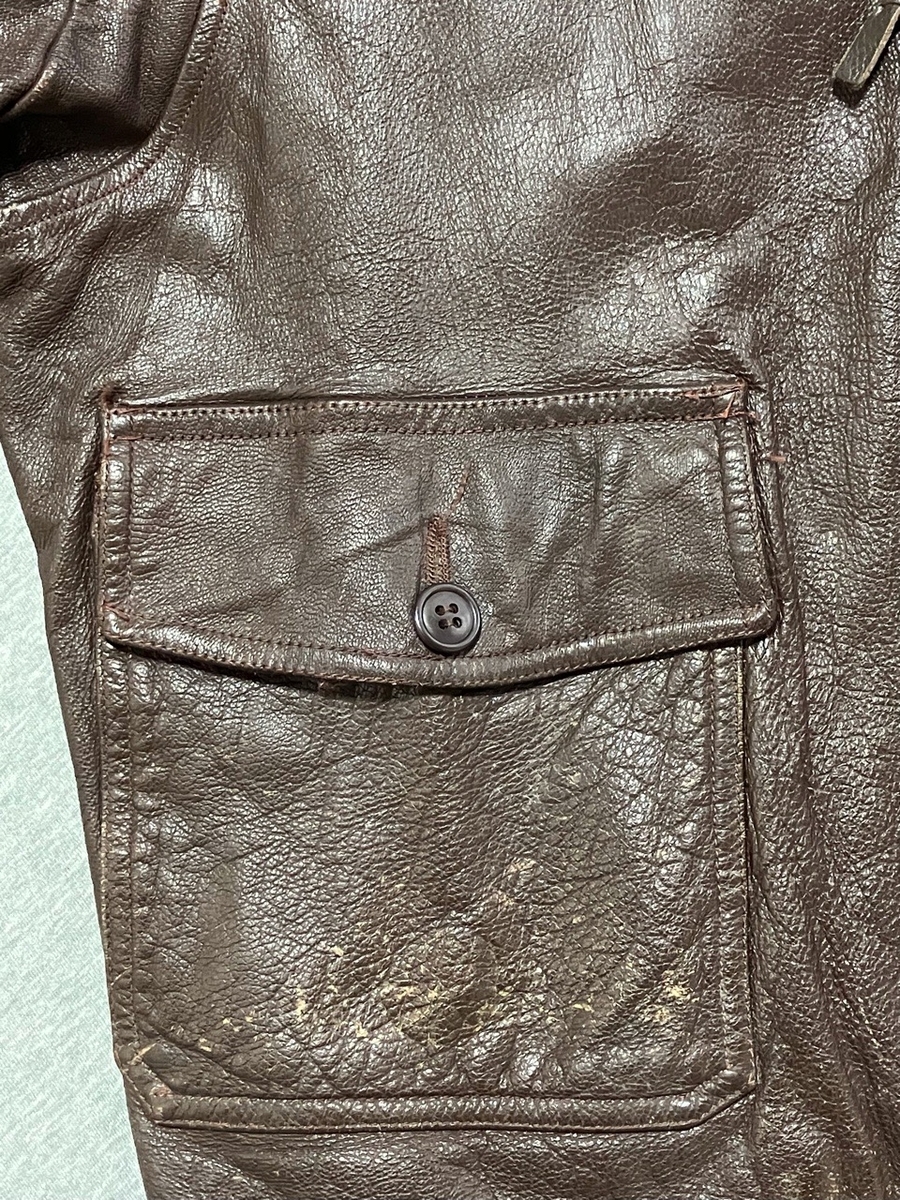 1950年代アメリカ海軍G-1レザーフライトジャケット（7823）中古並品