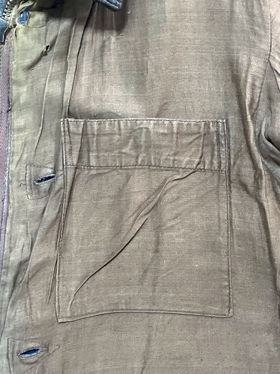 1970年代旧ソ連空軍レザーフライトジャケット（軽量タイプ）中古並品