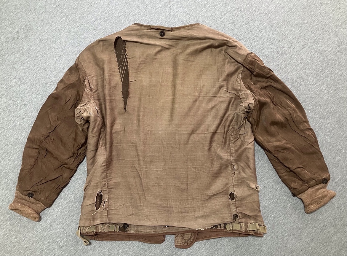 1970年代旧ソ連空軍レザーレザーフライトジャケット（軽量タイプ）中古並品