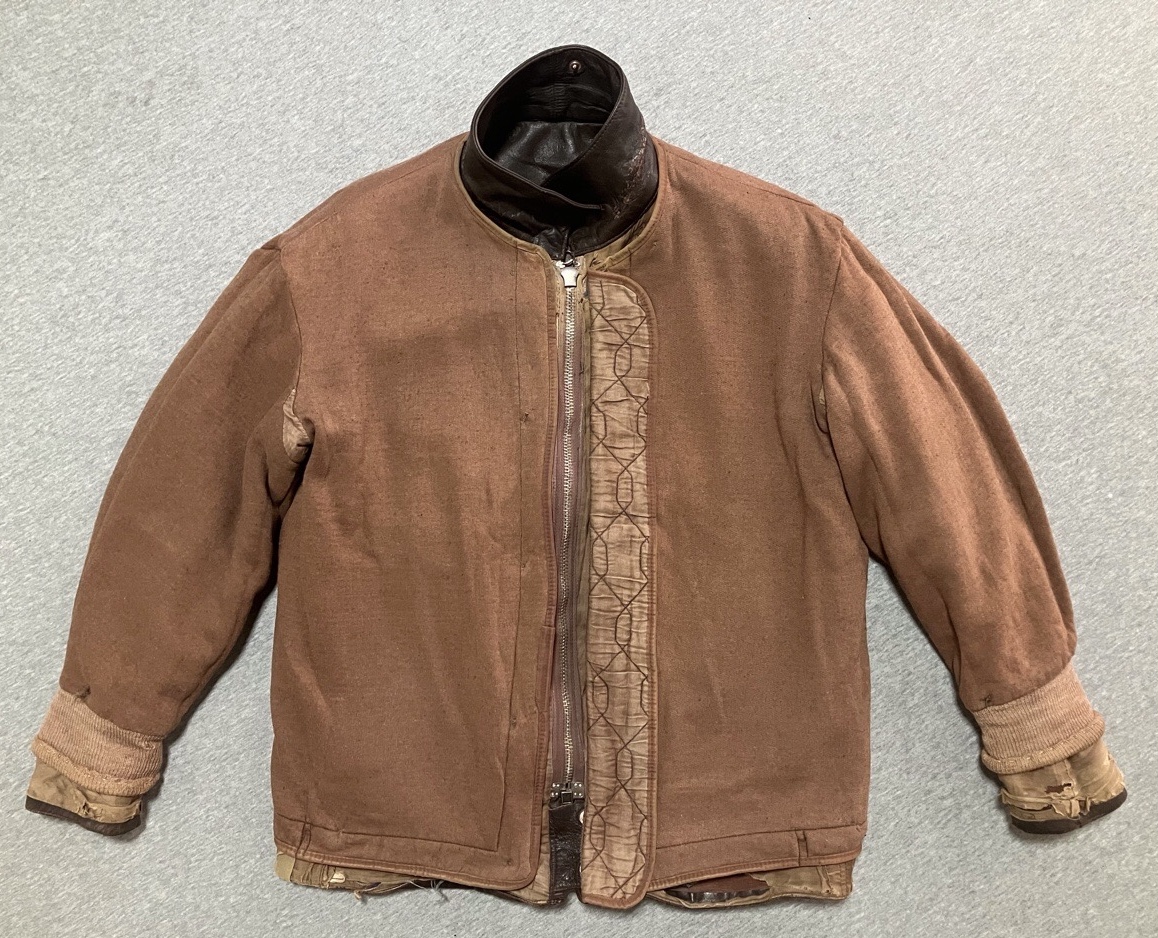 1970年代旧ソ連空軍レザーレザーフライトジャケット（軽量タイプ）中古並品
