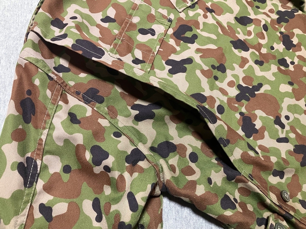 1990年代陸上自衛隊迷彩服２型（上下セット・PX品・中国製）中古極上品