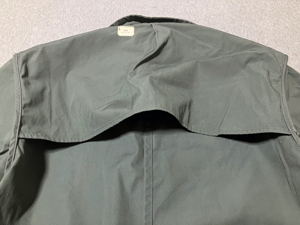 1970年代アメリカ軍レインコート（トレンチコート・AG274）中古上品