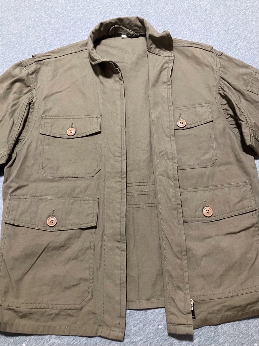 1940年代アメリカ海軍AN-J-2コットン夏季用フライトジャケット（レプリカ・メーカー不明）