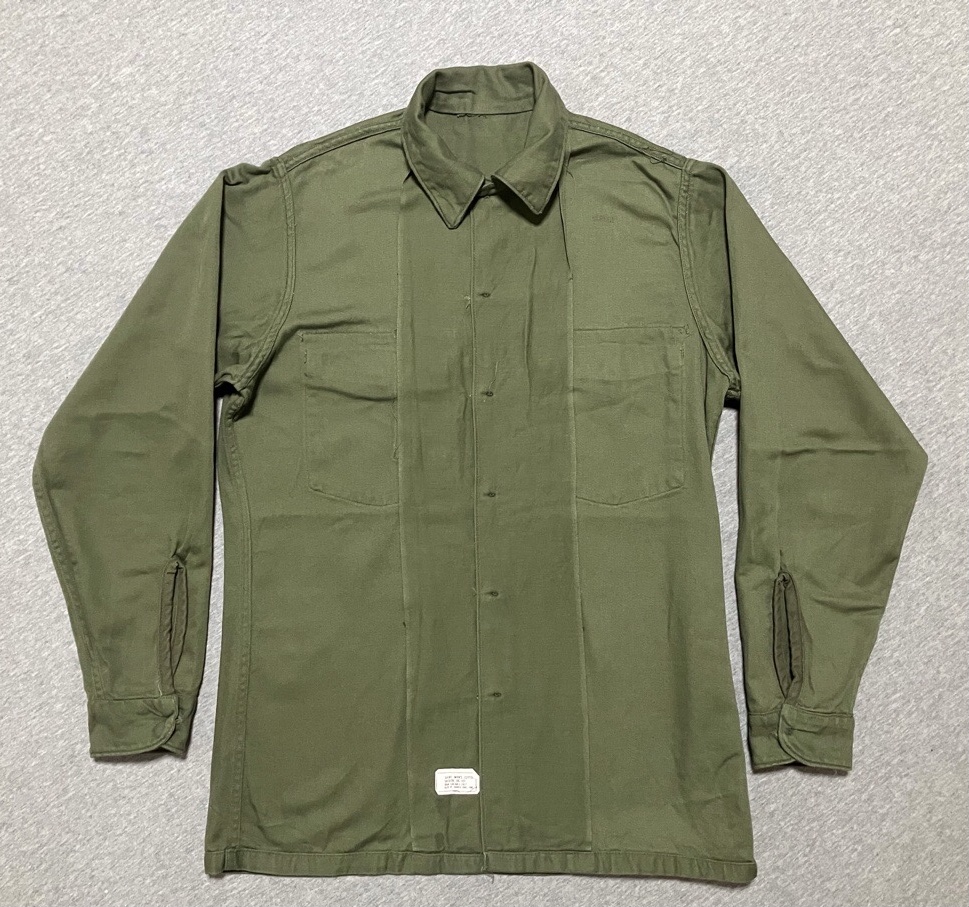 1960年代アメリカ軍ユーティリティーシャツ（OG-107）中古極上品