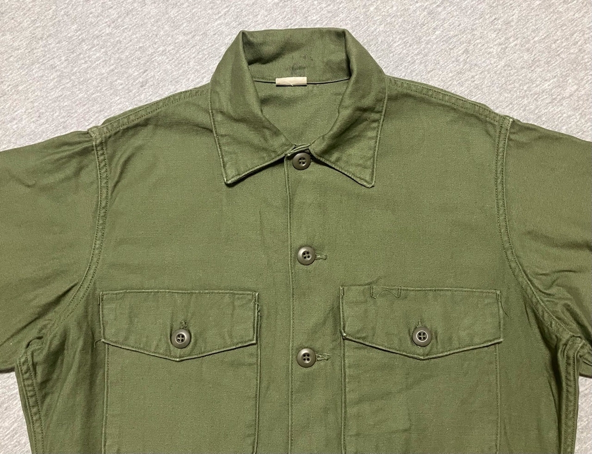 1960年代アメリカ軍ユーティリティーシャツ（OG-107）中古極上品