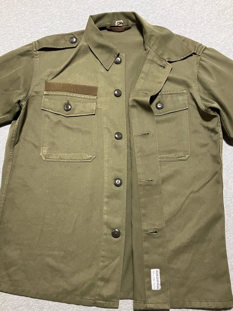 1980年代オーストリア陸軍ユーティリティーシャツ（OG）中古極上品