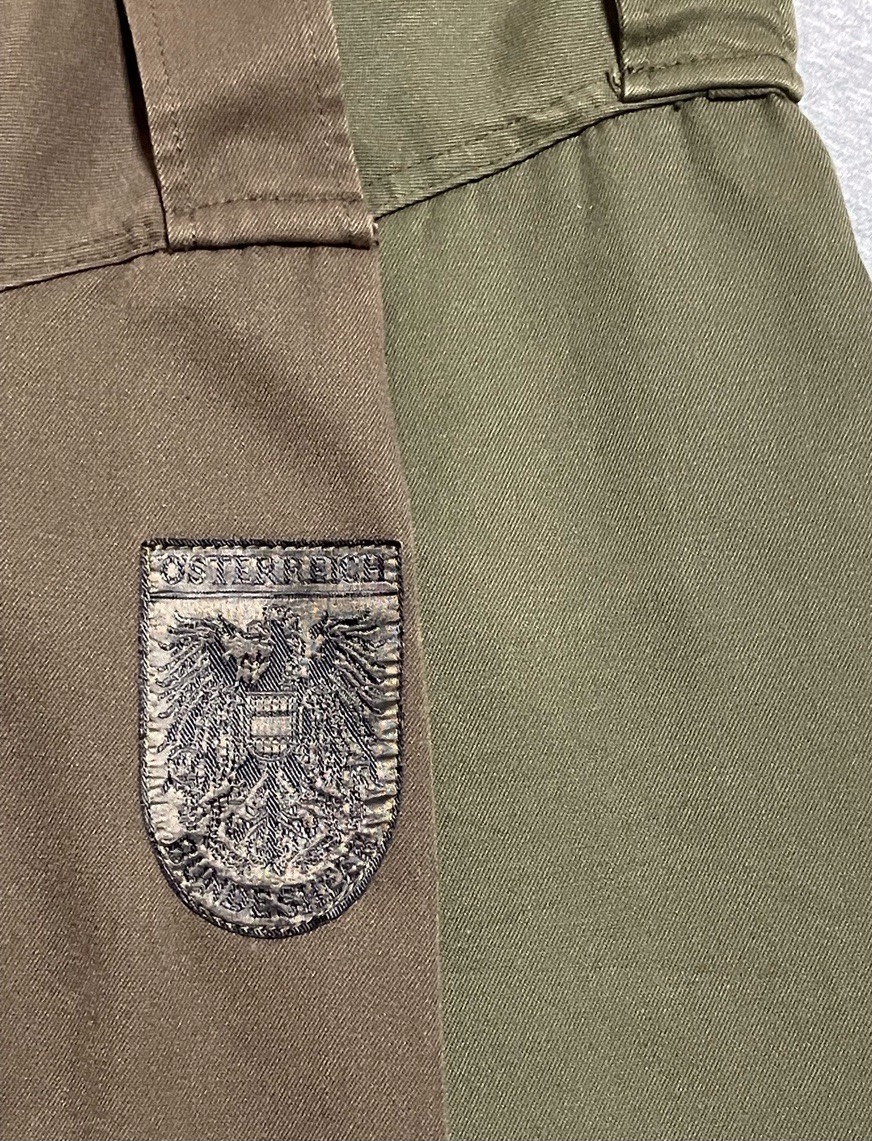 1980年代オーストリア陸軍ユーティリティーシャツ（OG）中古極上品