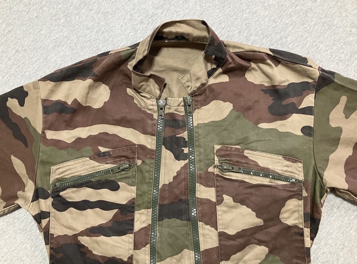 1990年代フランス陸軍空挺CCE迷彩カバーオール（HALOスーツ）中古上品