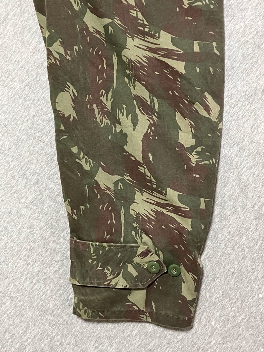 1980年代ブラジル陸軍防寒迷彩パーカー（リザード迷彩・キルトライニング）中古良品