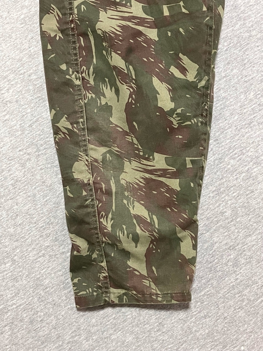 1980年代ブラジル陸軍防寒迷彩パーカー（リザード迷彩・キルトライニング）中古良品