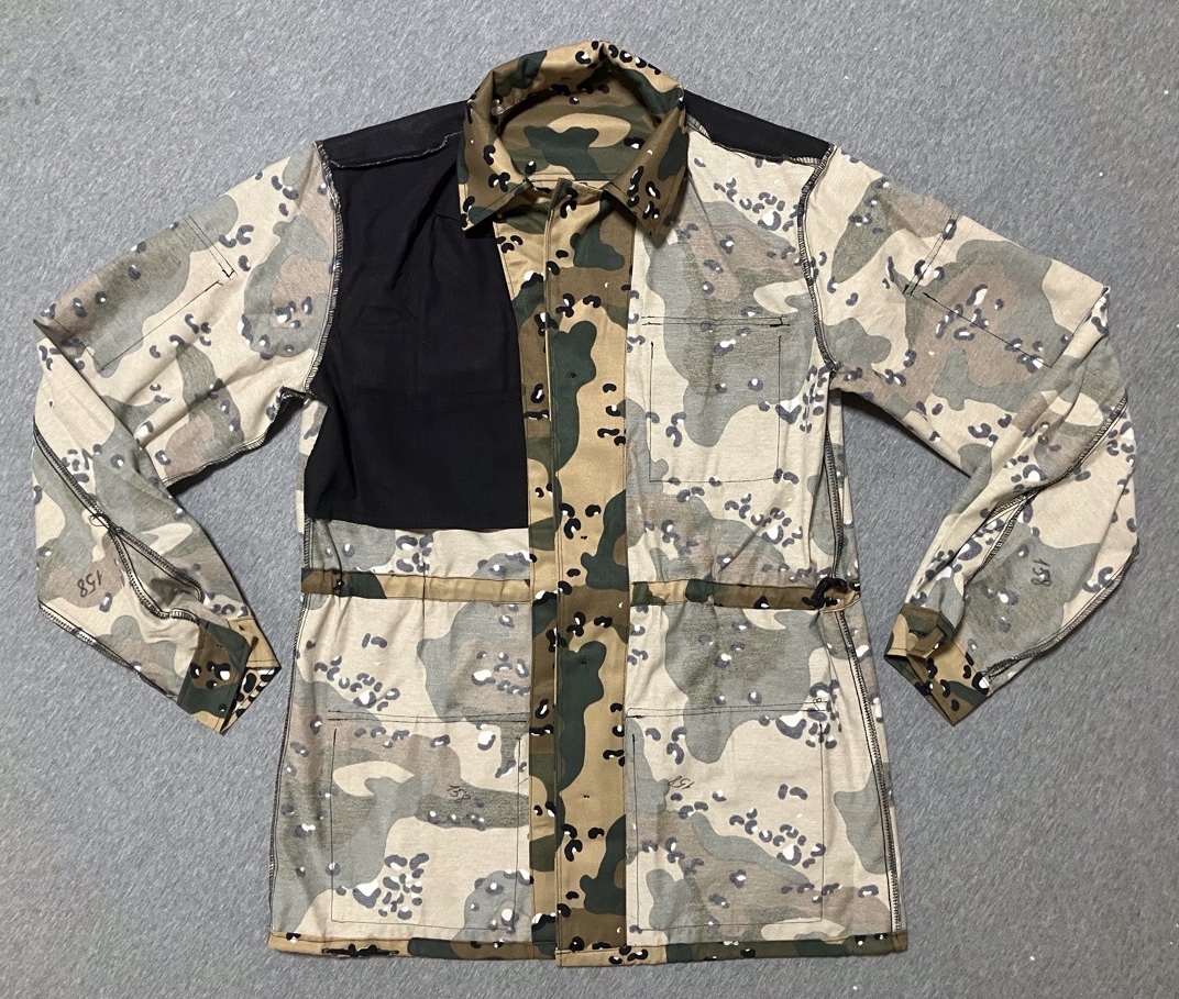 1990年代カザフスタン陸軍迷彩ユニフォーム（グリーンチョコチップ）モデル品デッドストック
