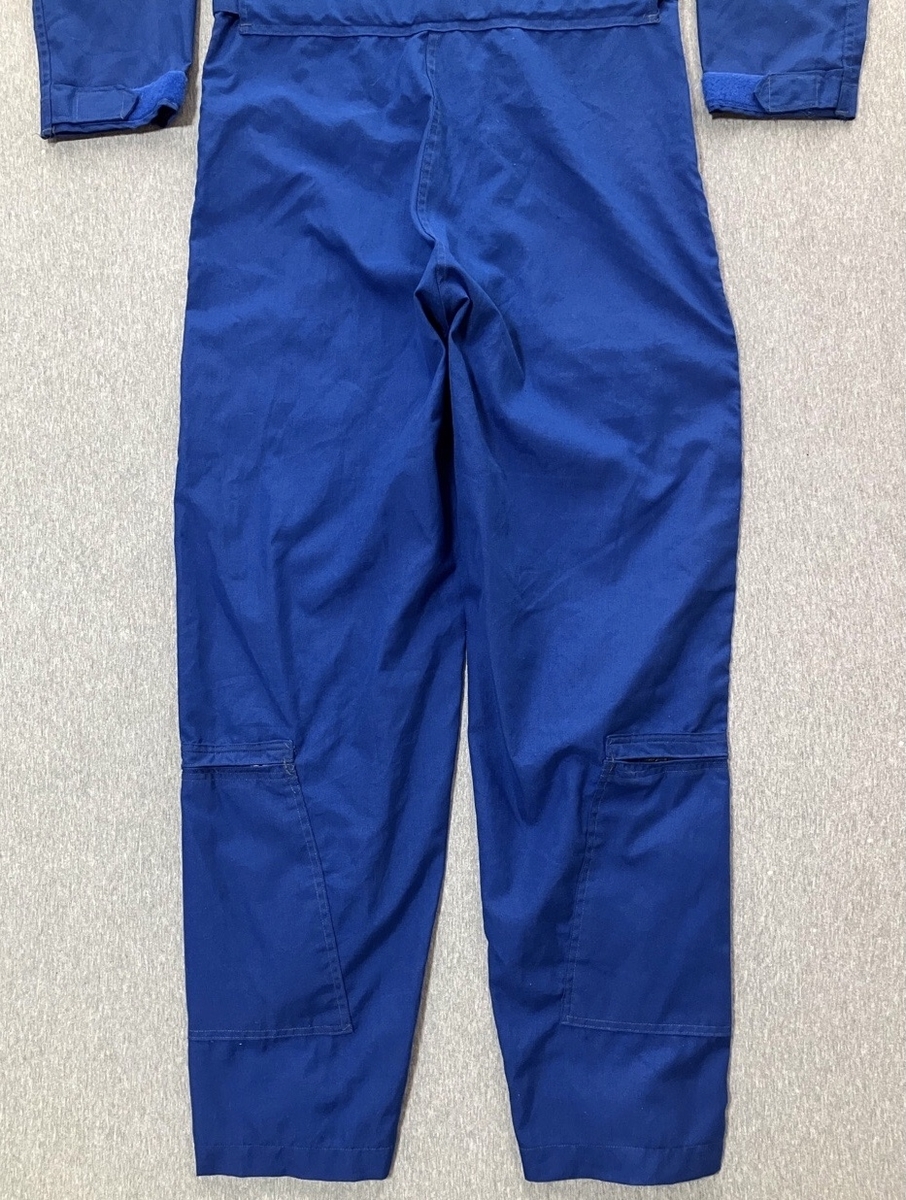 1980年代アメリカアメリカ海軍難燃パイロットスーツCWU-73P（フライトスーツ・ブルー）中古上品
