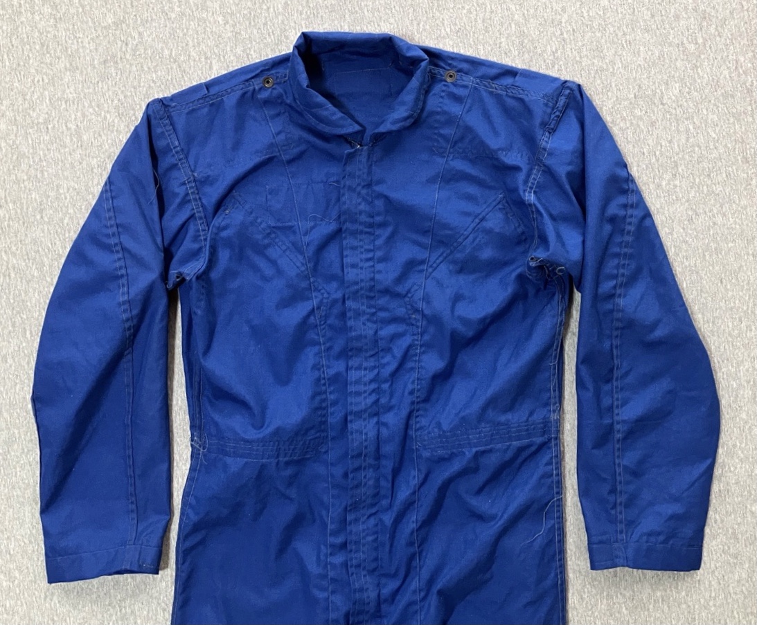 1980年代アメリカアメリカ海軍難燃パイロットスーツCWU-73P（フライトスーツ・ブルー）中古上品