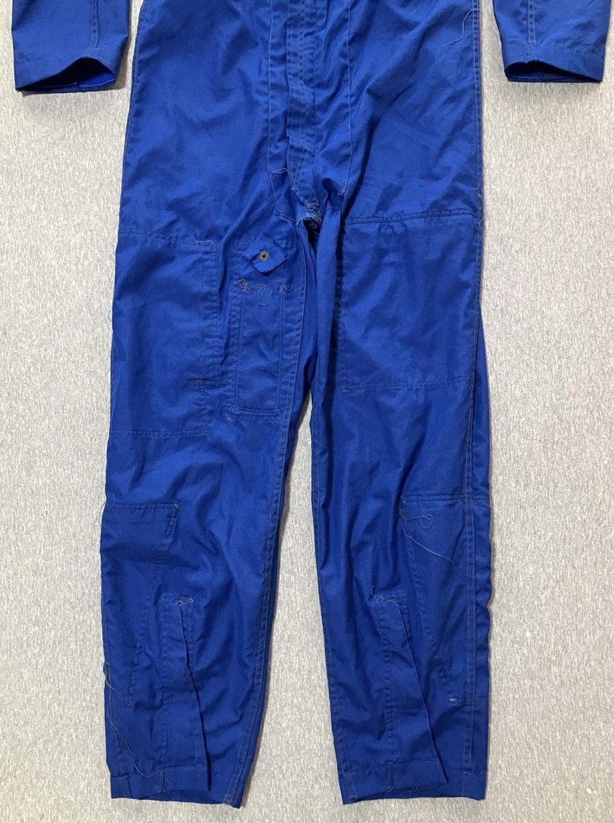 1980年代アメリカアメリカ海軍難燃パイロットスーツCWU-73P（フライトスーツ・ブルー）中古上品