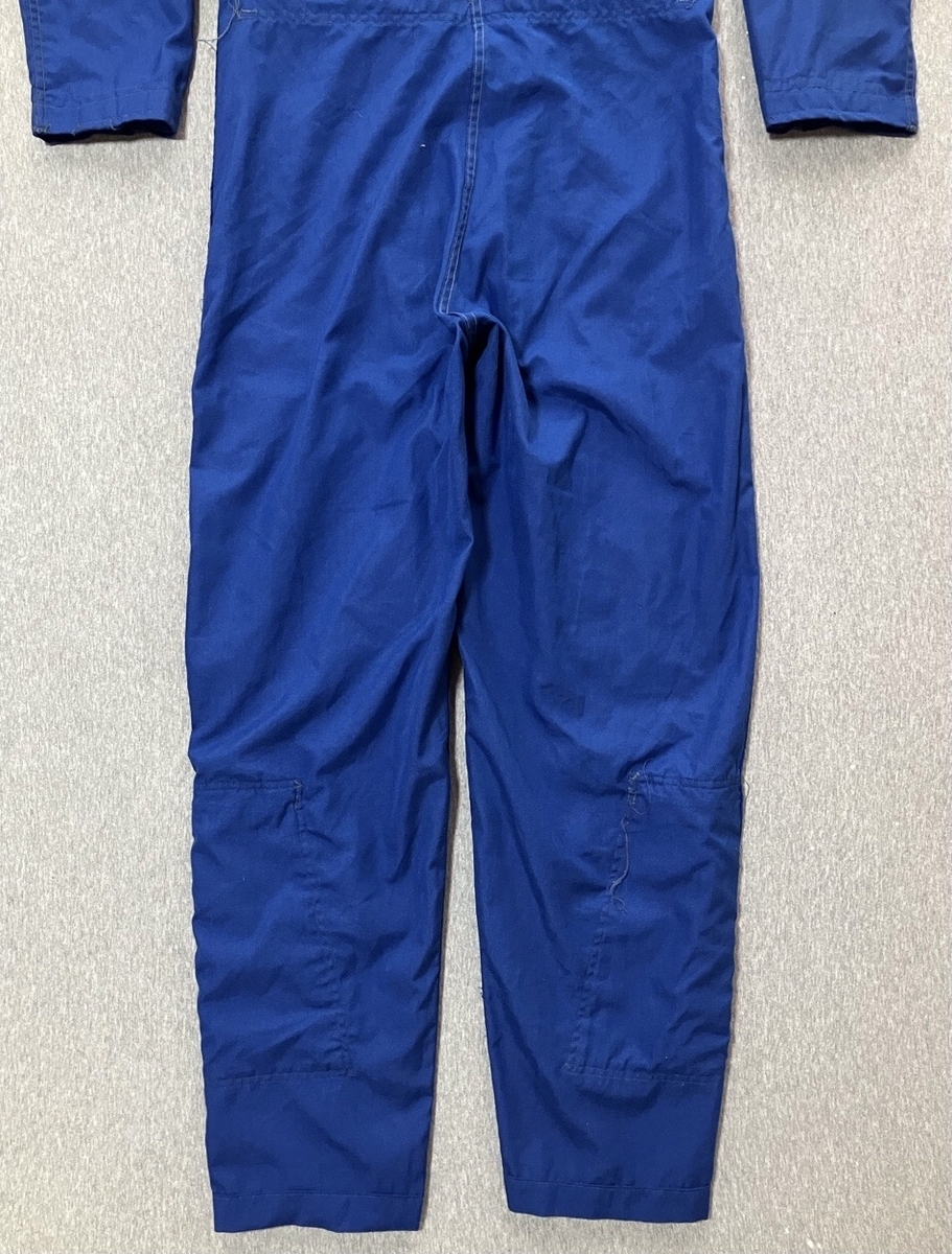 1980年代アメリカアメリカ海軍難燃パイロットスーツCWU-73P（フライトスーツ・ブルー）中古上品