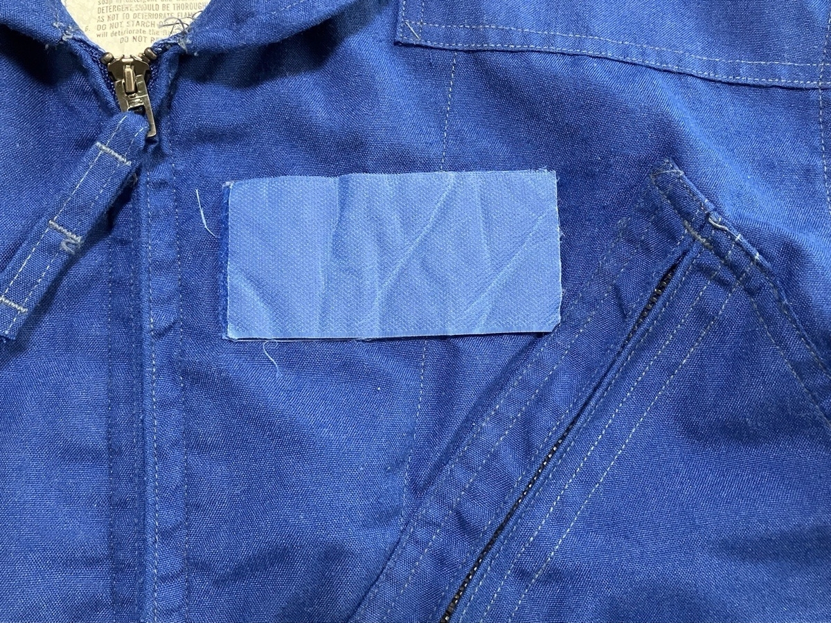 1980年代アメリカアメリカ海軍難燃パイロットスーツCWU-73P（フライトスーツ・ブルー）中古上品