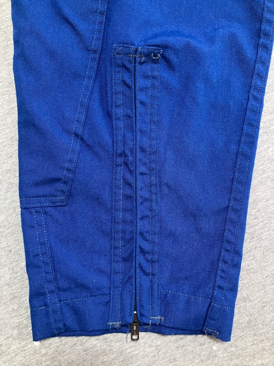 1980年代アメリカアメリカ海軍難燃パイロットスーツCWU-73P（フライトスーツ・ブルー）中古上品