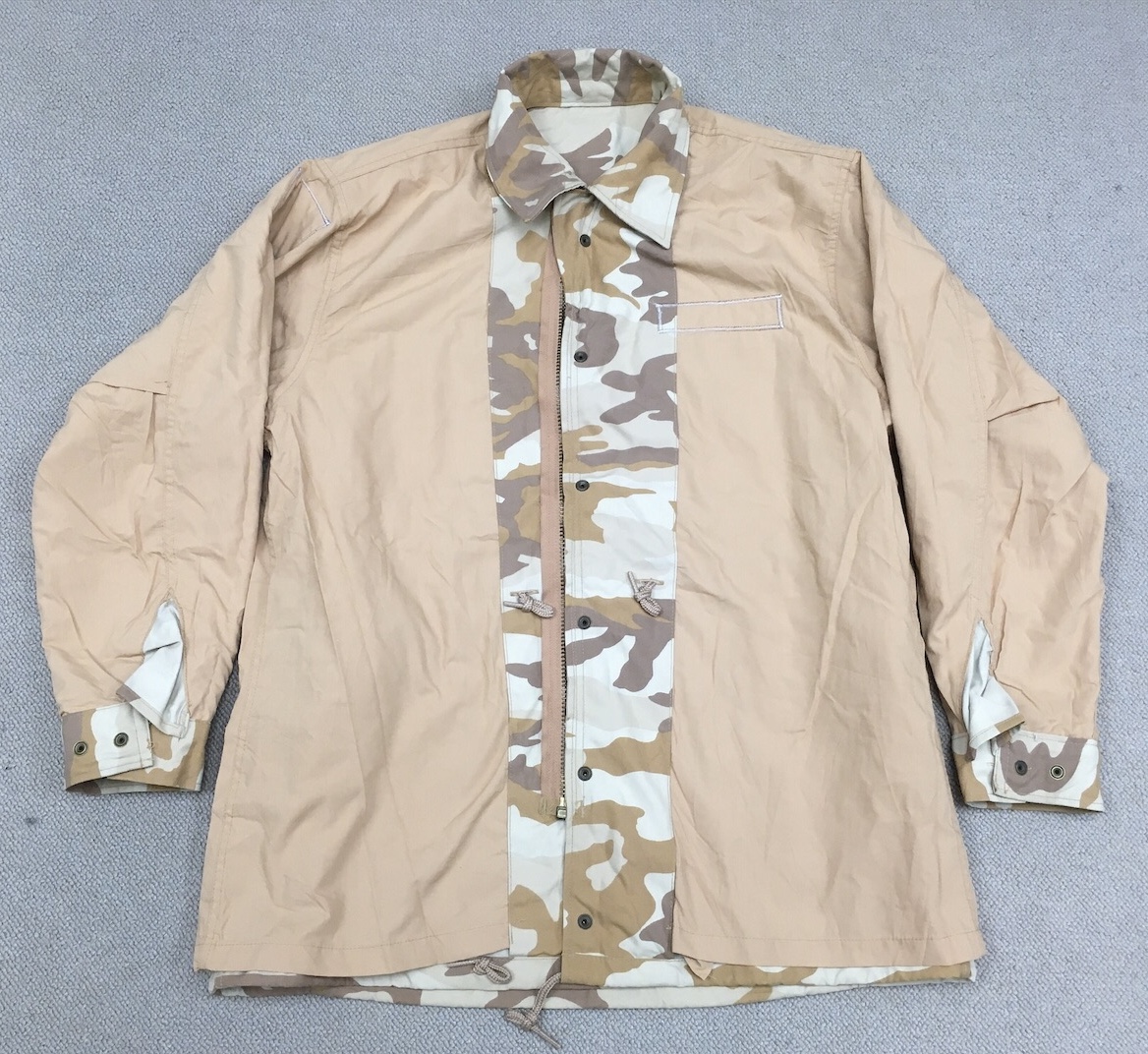 1990年代韓国陸軍砂漠用迷彩フィールドジャケット（デザートリーフパターン）中古極上品