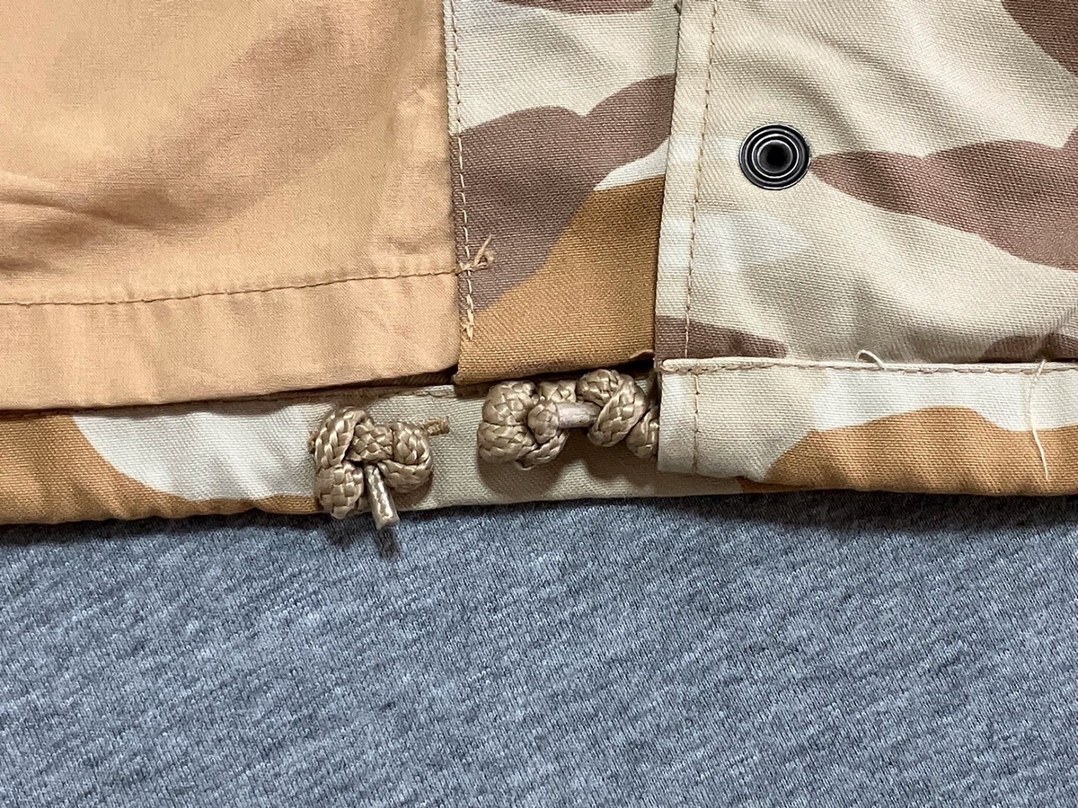 1990年代韓国軍砂漠用迷彩フィールドジャケット（パッチパッチ、タグなしモデル）中古極上品