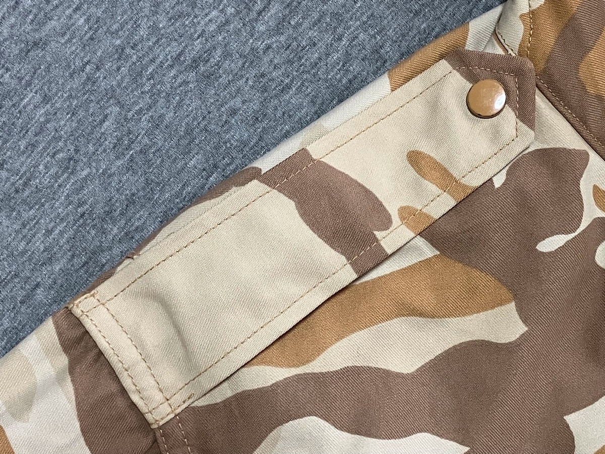 1990年代韓国軍砂漠用迷彩フィールドジャケット（パッチパッチ、タグなしモデル）中古極上品