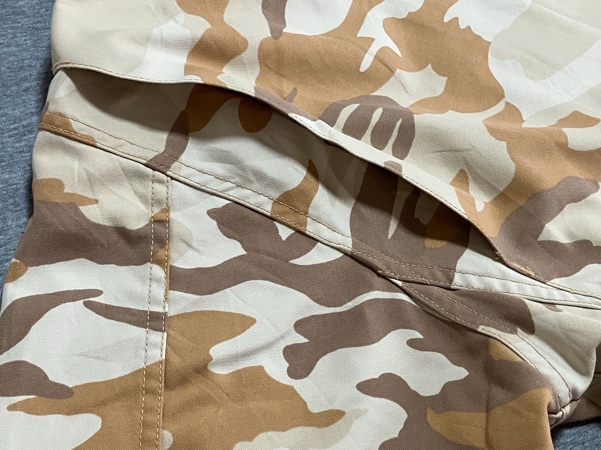1990年代韓国軍砂漠用迷彩フィールドジャケット（パッチパッチ、タグなしモデル）中古極上品