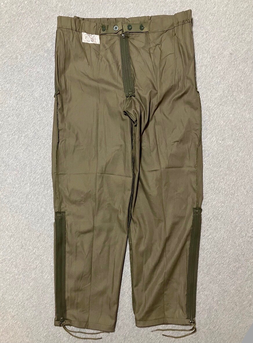 1980年代スイス陸軍山岳兵用オーバーパンツ（OD）デッドストック
