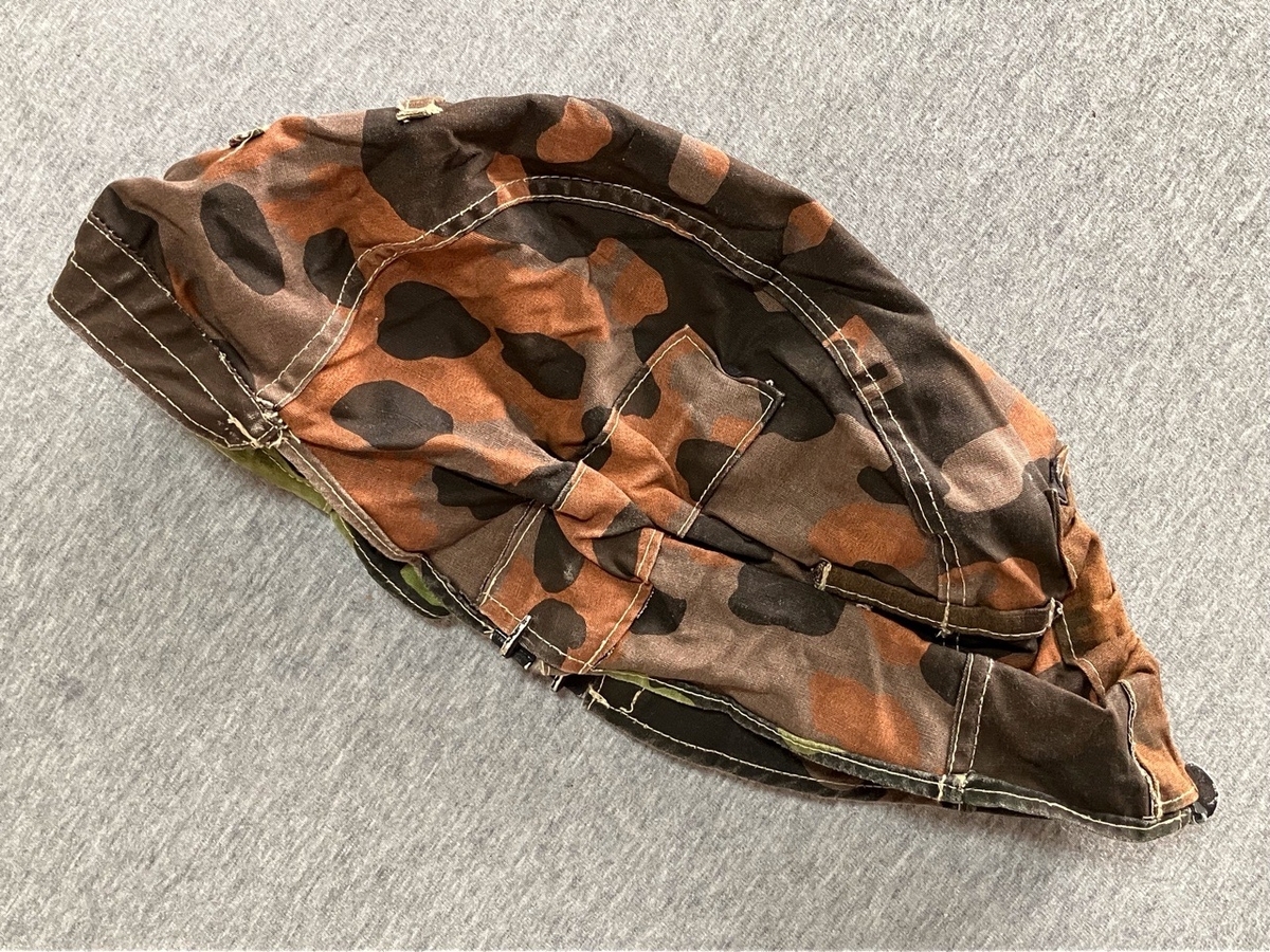 1940年代ドイツ武装親衛隊リバーシブル迷彩スモック（裁断ミスタイプ・アメリカ製モデル品・官給品に準じた細部再現・おまけ付き）