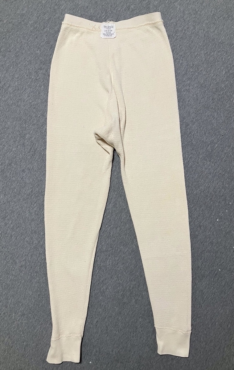 1980年代アメリカ軍防寒ズロース（ホワイト・生成り）中古良品