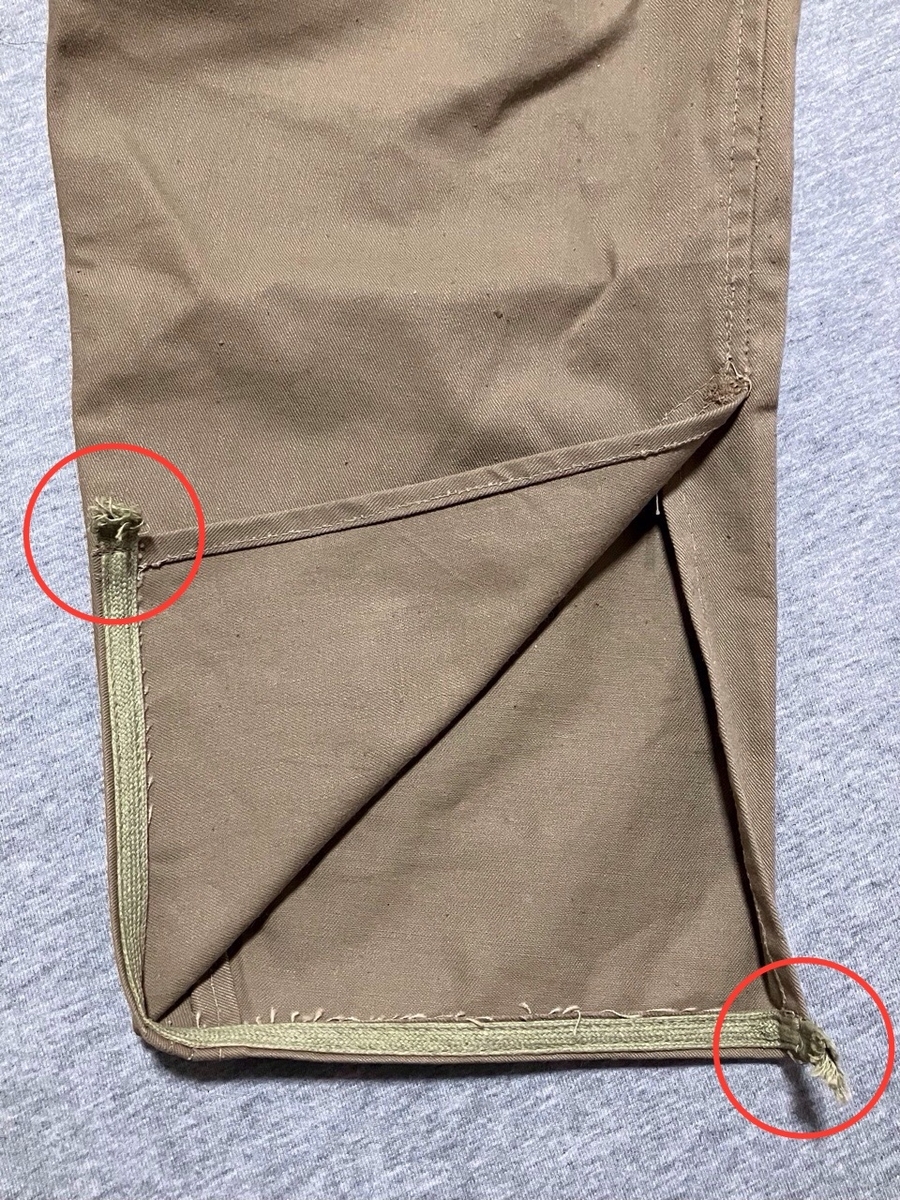 1940年代旧日本軍戦車兵用整備服(カーキ・カバーオール)デッドストック欠品あり