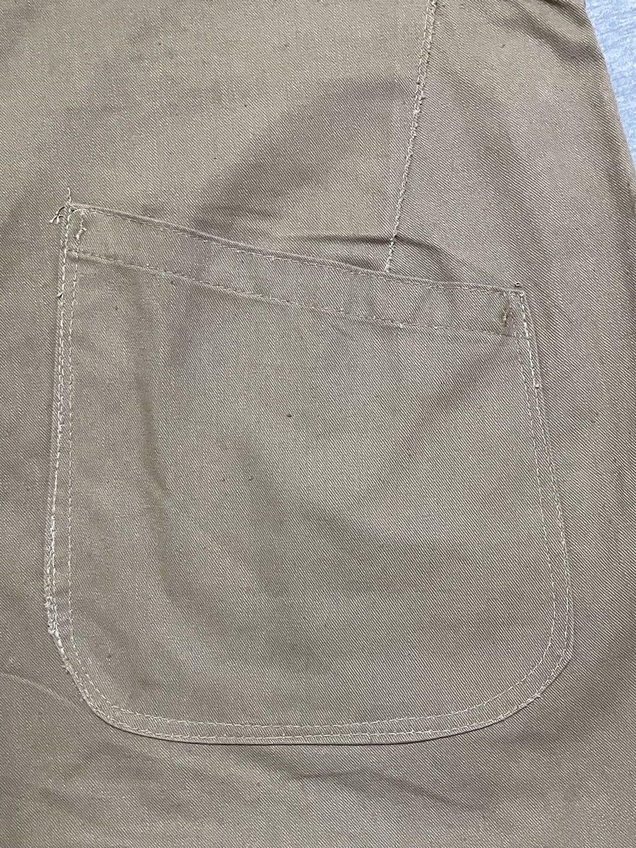 1940年代旧日本軍戦車兵用整備服(カーキ・カバーオール)デッドストック欠品あり