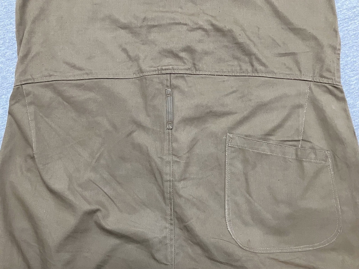 1940年代旧日本軍戦車兵用整備服(カーキ・カバーオール)デッドストック欠品あり
