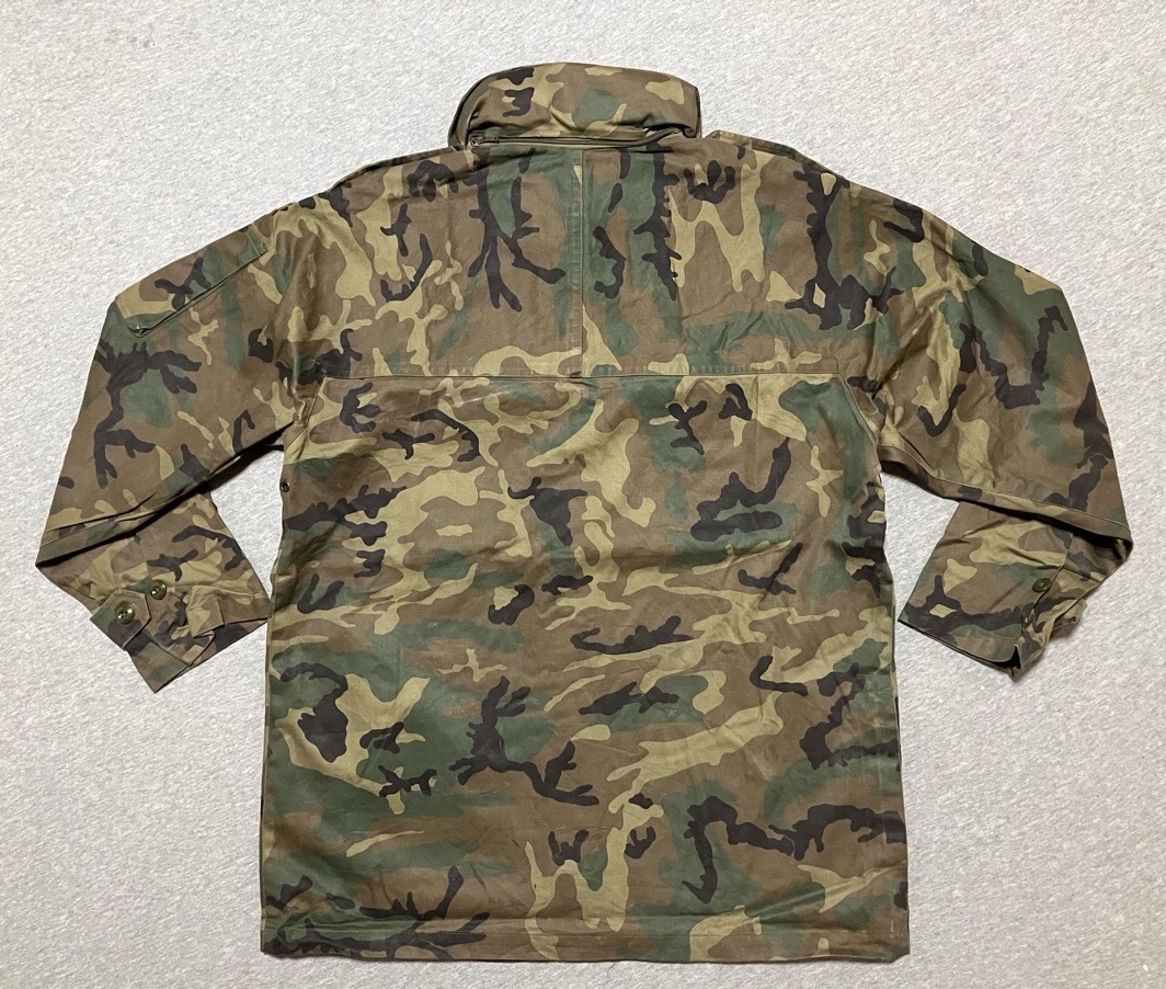 1990年代スペイン陸軍迷彩フィールドジャケット（リーフパターン・ゴアテックス？）中古上品
