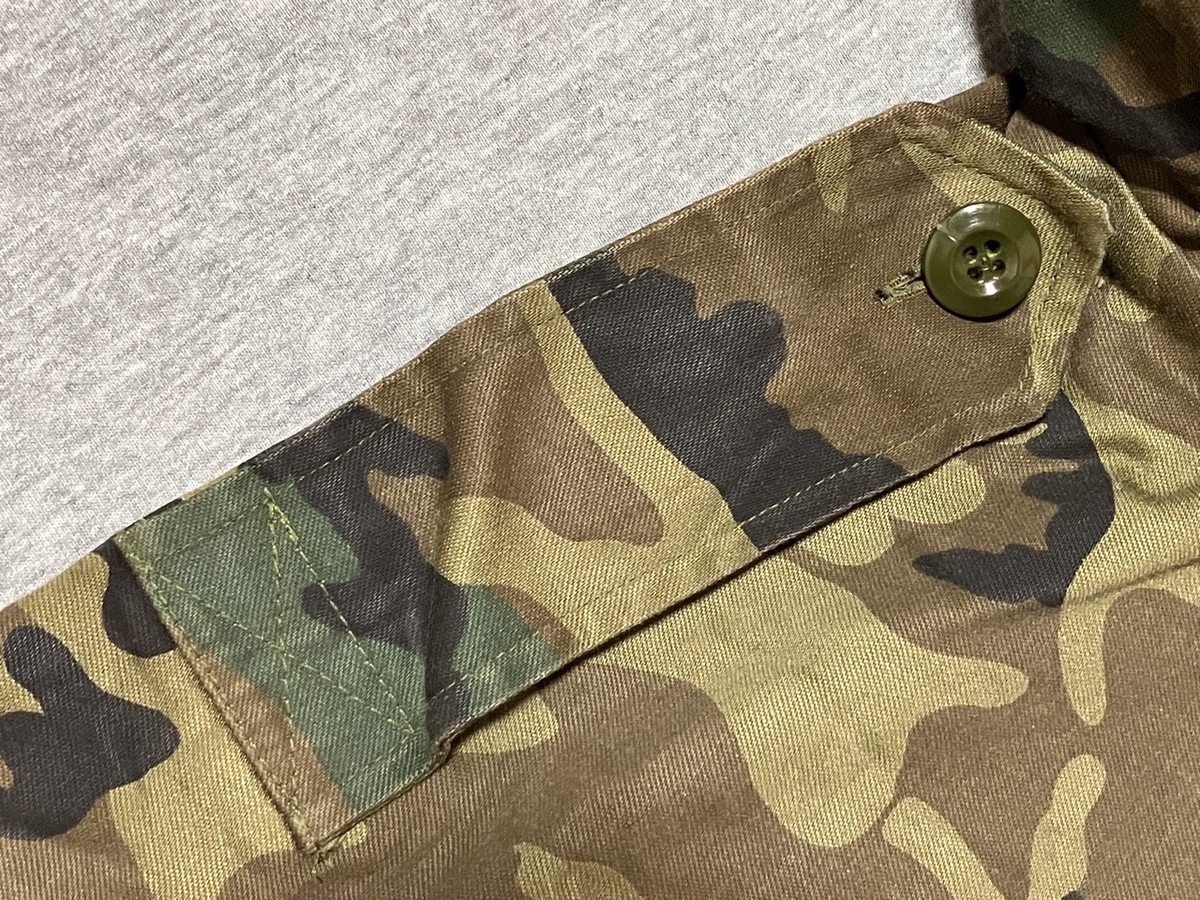 1990年代スペイン陸軍迷彩フィールドジャケット（リーフパターン・ゴアテックス？）中古上品