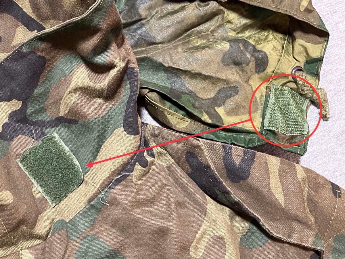 1990年代スペイン陸軍迷彩フィールドジャケット（リーフパターン・ゴアテックス？）中古上品