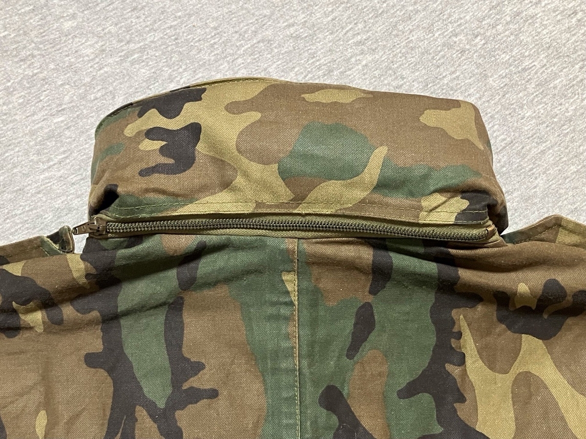 1990年代スペイン陸軍迷彩フィールドジャケット（リーフパターン・ゴアテックス？）中古上品