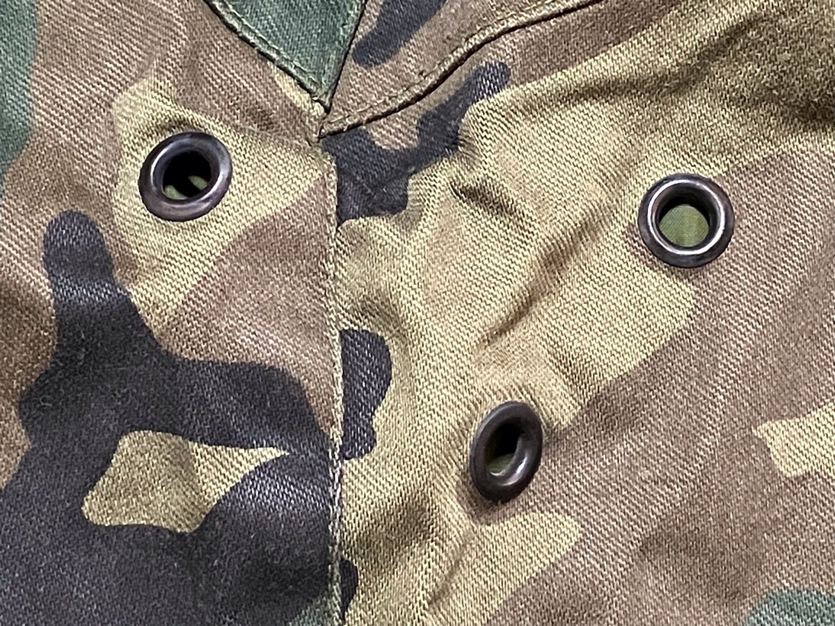 1990年代スペイン陸軍迷彩フィールドジャケット（リーフパターン・ゴアテックス？）中古上品