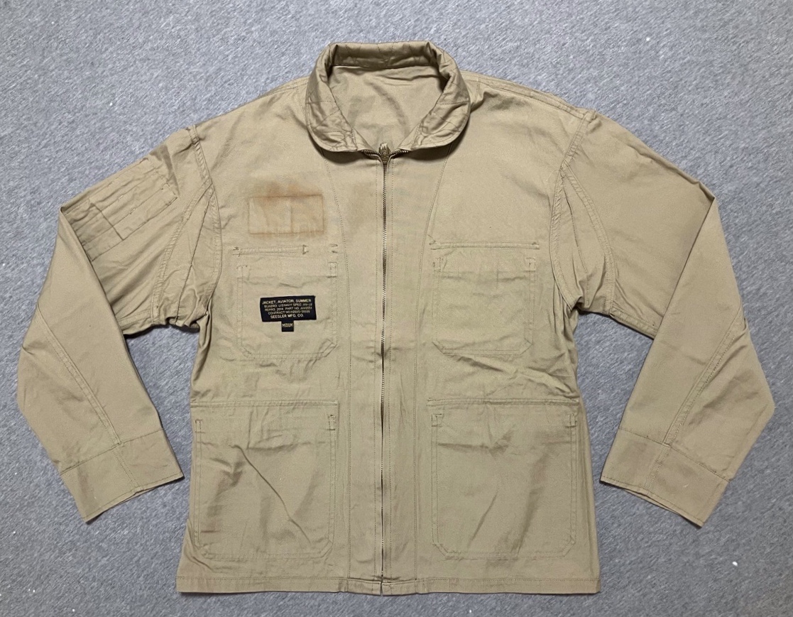 1940年代アメリカ海軍コットンフライトジャケットAN-J2・(夏用)セスラーブランドレプリカ